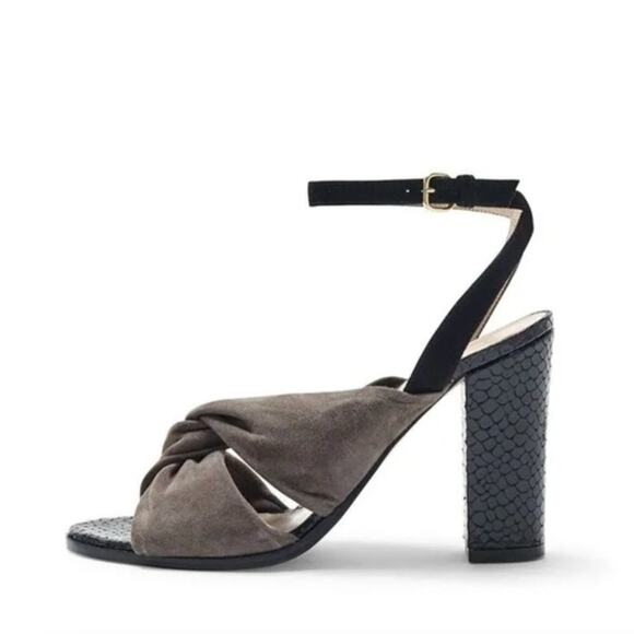 Club Monaco Leta Twist Heeled Sandals - Picture 2 of 9